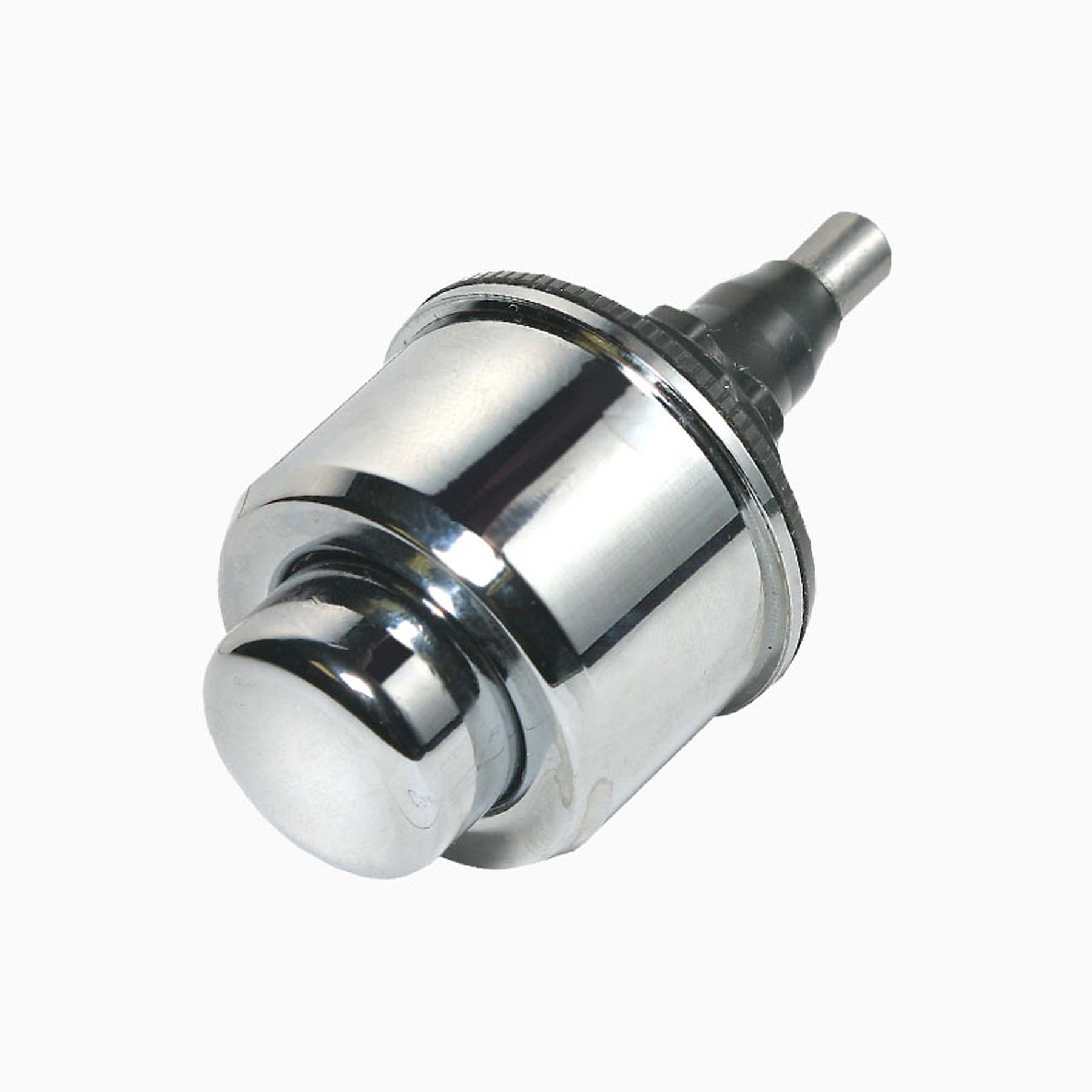 Suicide resistant flush valve push button
