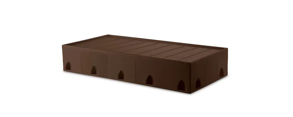 Suicide resistant attenda floor mount bed in Sienna color option