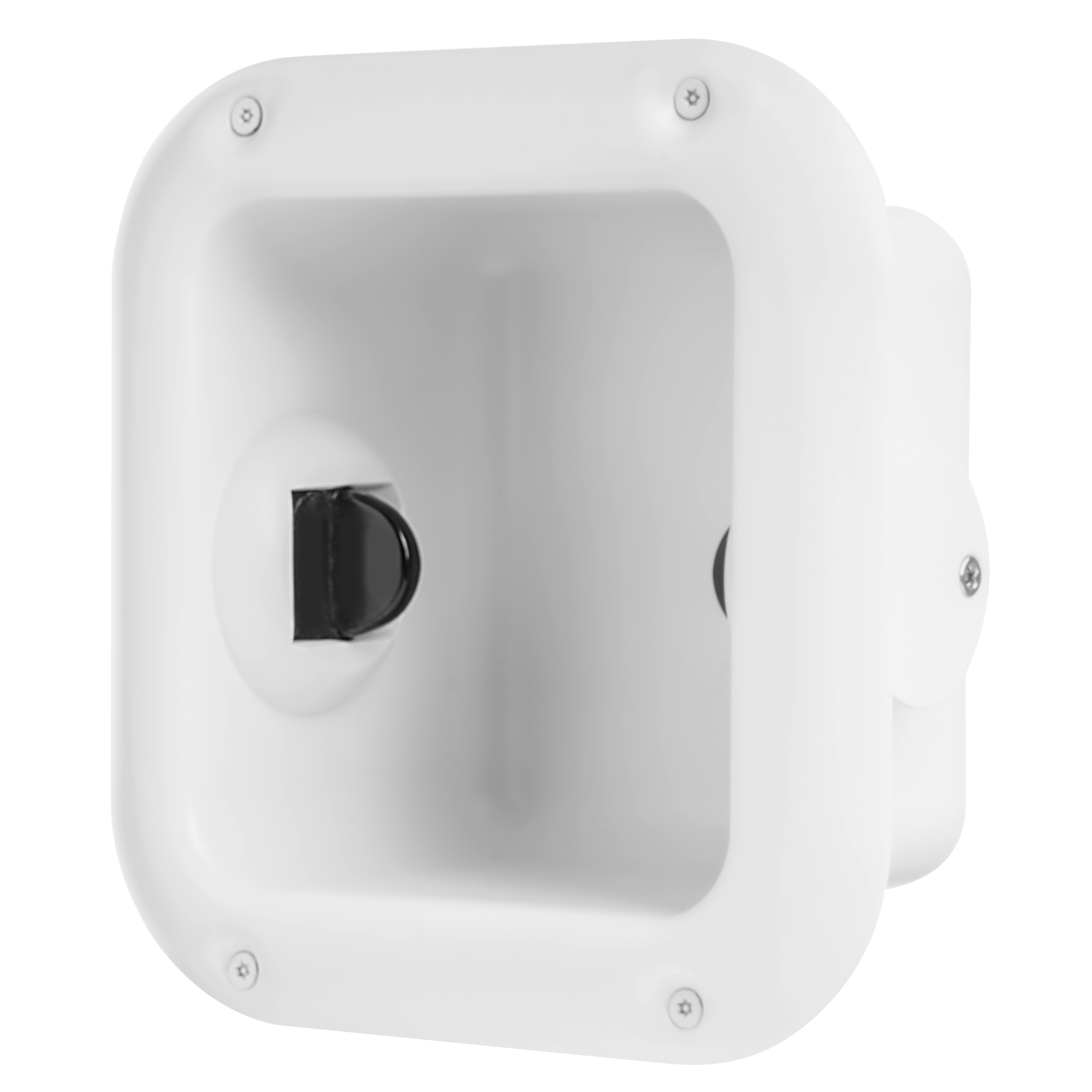 Ligature Resistant Toilet Paper Holder side angle