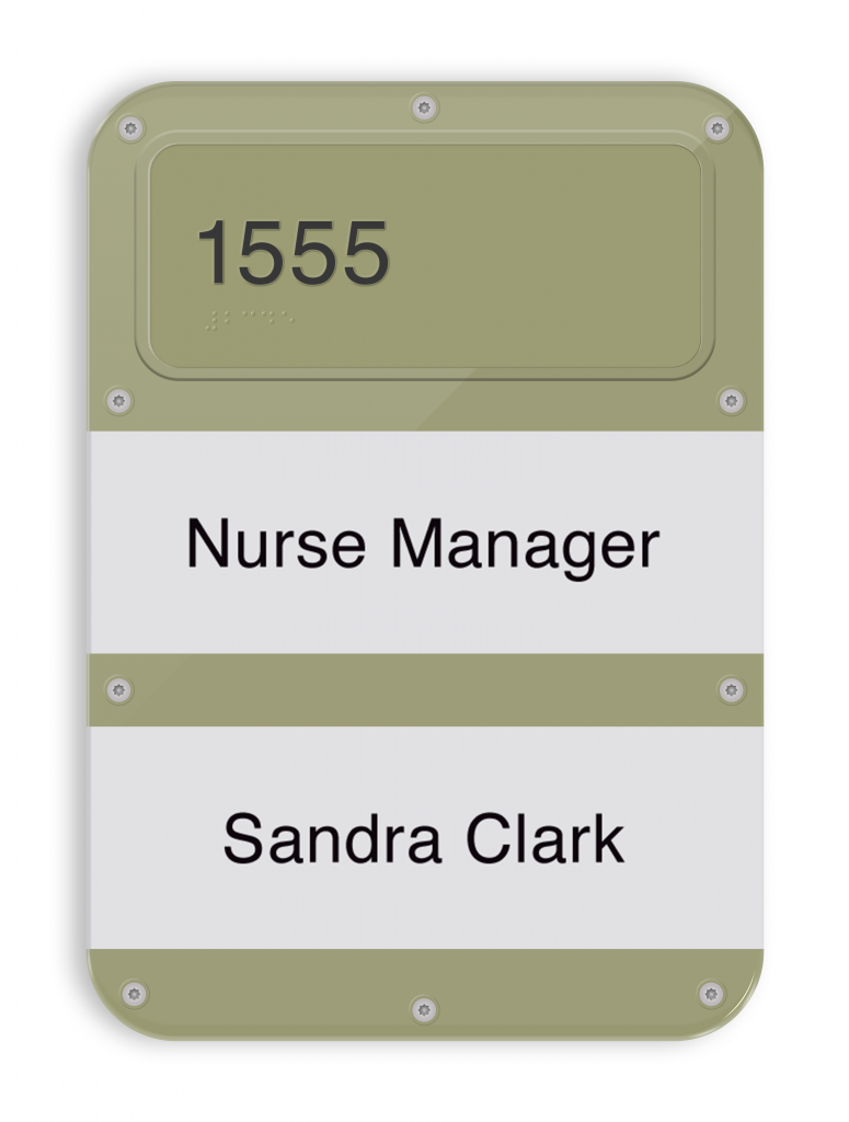 SC05 ADA Identification with Multiple Changeable Paper Names